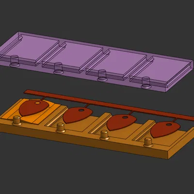 Jig tạo hình Scale Mail PLA (Scale Mail PLA Forming Jig)