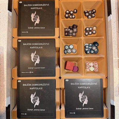 Heredity: The Book of Swan - insert (khay sắp xếp cho bài không bọc sleeve)