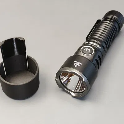 Đèn pin Wurkkos TS28 - Nắp bảo vệ lens và nút bấm