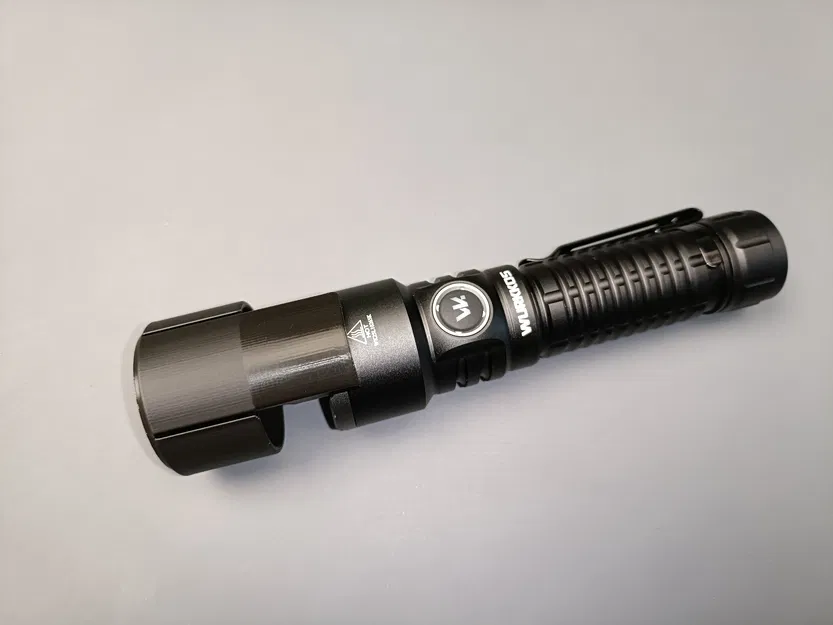 Đèn pin Wurkkos TS28 - Nắp bảo vệ lens và nút bấm - Image 7