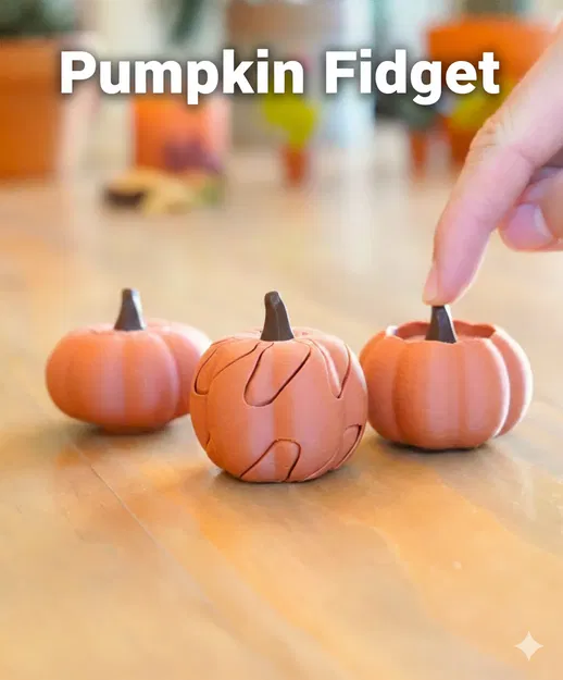 Pumpkin Fidget | 3 Phiên bản - Image 1
