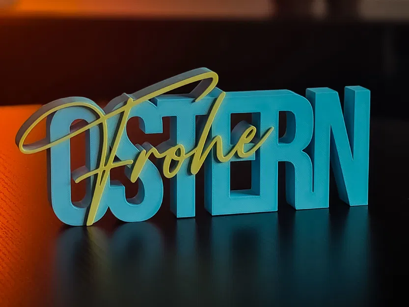 Chữ trang trí “Frohe Ostern / Happy Easter” – Deko Schriftzug - Image 2