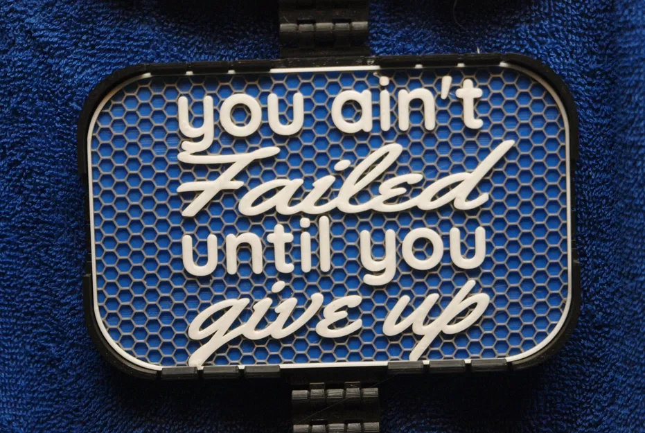 Bảng chữ “Ain’t Failed until you Give Up” - Image 1