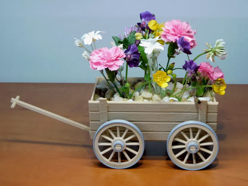 Giỏ xe chở hoa (Flowers in a cart) - Image 3