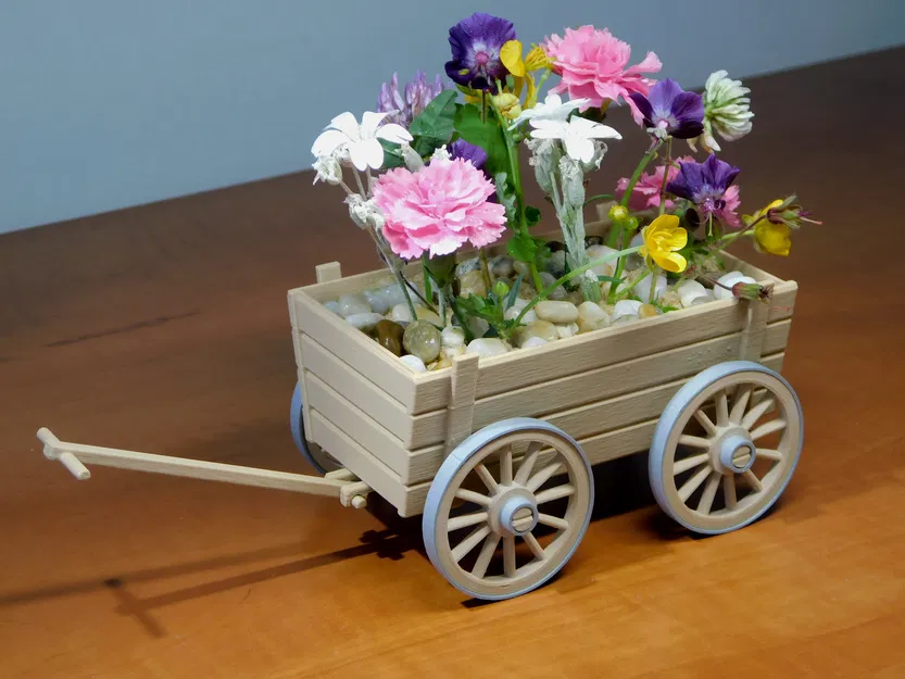 Giỏ xe chở hoa (Flowers in a cart) - Image 5