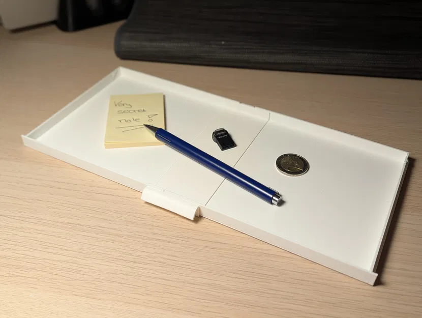 IKEA ALEX – Ngăn kéo/Kệ bí mật ẩn dưới (Hidden Secret Drawer/Shelf) - Image 2