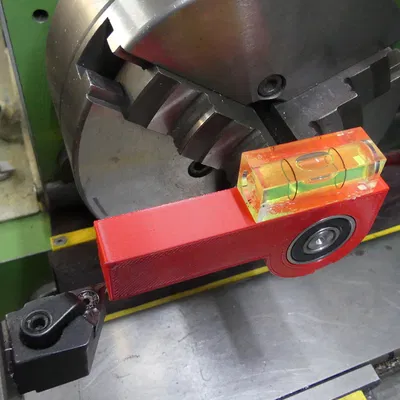 Thước Canh Tâm Dao Tiện (Lathe Tool Centering Gage) kèm Bubble Level