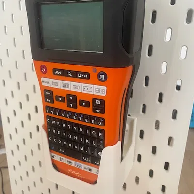 Bracket gắn máy in nhãn Brother E550W cho Ikea Skadis