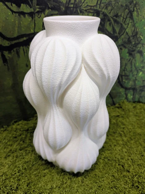 Bình hoa hiện đại (Modern Vase) – Flow Vase vân sóng nổi bật - Image 1