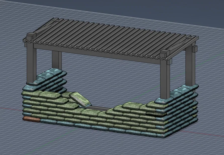 Vị trí công sự bao cát kiên cố (Fortified Sandbag Position) - Image 1