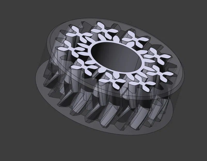 608 Bearing - Planetary Herringbone - print in place - Image 3