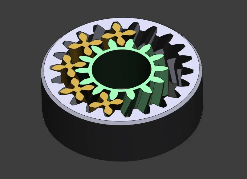 608 Bearing - Planetary Herringbone - print in place - Image 4