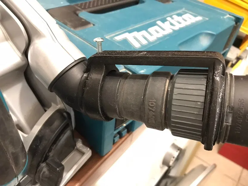 Makita SP6000J và máy hút bụi (Makita VC) - Ngàm giữ ống chống tuột - Image 4