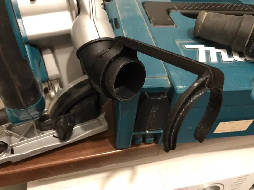 Makita SP6000J và máy hút bụi (Makita VC) - Ngàm giữ ống chống tuột - Image 5