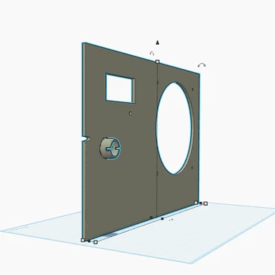 Ngàm gắn camera cho AD5X enclosure top