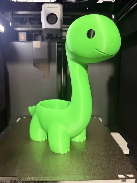 Chậu trồng cây Chibi Brachiosaurus dễ thương (No AMS) có lỗ thoát nước - Image 2