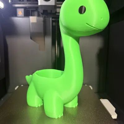 Chậu trồng cây Chibi Brachiosaurus dễ thương (No AMS) có lỗ thoát nước