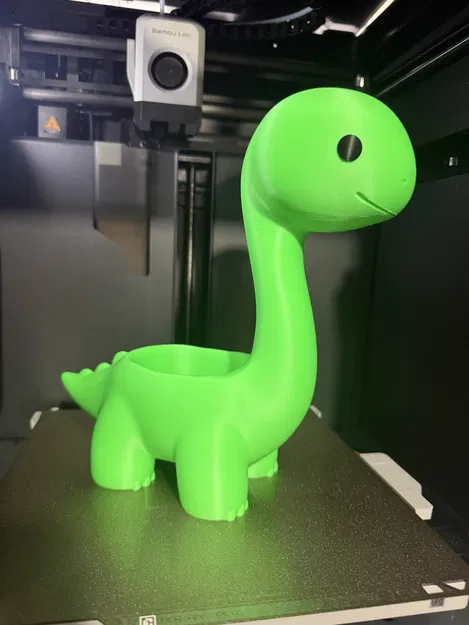 Chậu trồng cây Chibi Brachiosaurus dễ thương (No AMS) có lỗ thoát nước - Image 3