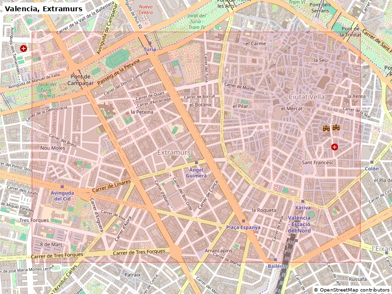 Valencia, Extramurs, Tây Ban Nha - Mô hình thu nhỏ 3D - Image 8