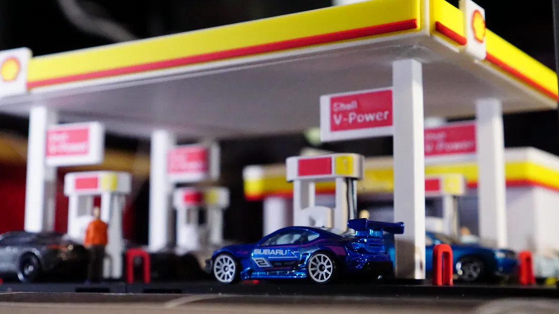 Bộ Mô Hình Trạm Xăng Shell - Diorama Tỷ Lệ 1:64 - Image 14