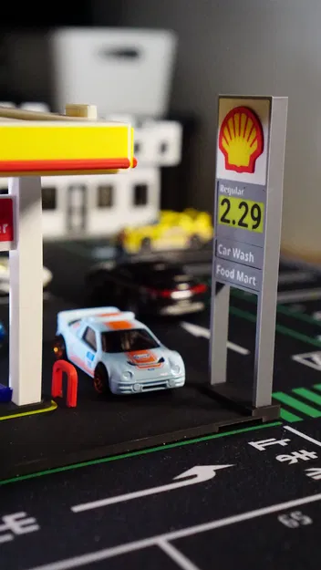 Bộ Mô Hình Trạm Xăng Shell - Diorama Tỷ Lệ 1:64 - Image 22
