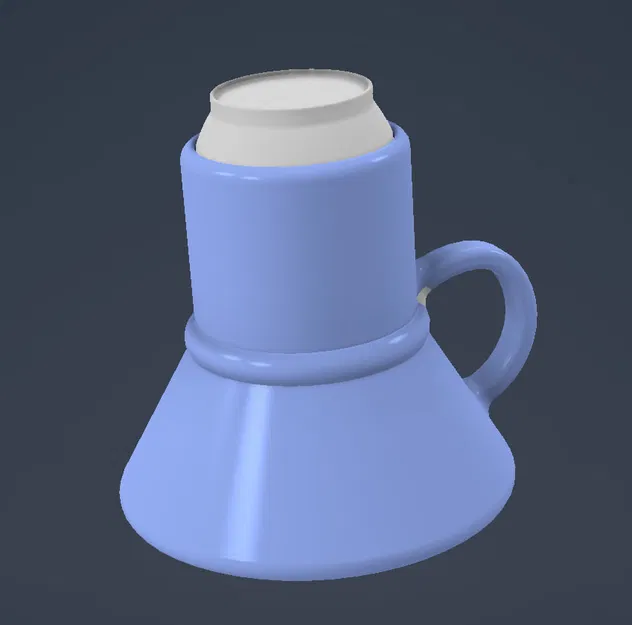 Ly mug Star Trek dùng làm tay cầm giữ lon soda 330 ml - Image 1