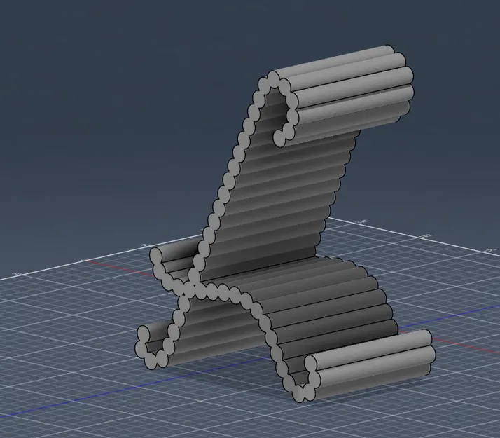 Kệ Đỡ Điện Thoại Vân Gân Hiện Đại (Modern Ribbed Phone Stand) - Image 2