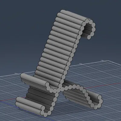 Kệ Đỡ Điện Thoại Vân Gân Hiện Đại (Modern Ribbed Phone Stand)