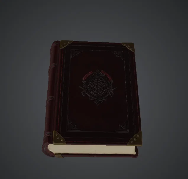 Sách Phép Thuật Fantasy Cầu Kỳ – Arcane Tome Dập Nổi - Image 1