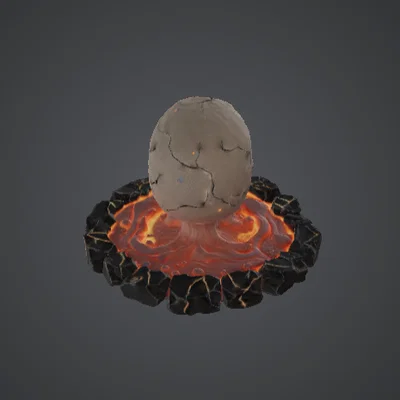 Cổng Sọ Dung Nham – Vòng Nghi Lễ Tử Linh Rực Lửa (Fantasy)