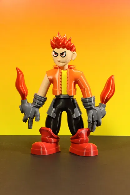 Fire Kid – Cậu nhóc bốc lửa với găng tay động cơ - Image 2