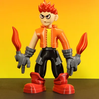Fire Kid – Cậu nhóc bốc lửa với găng tay động cơ