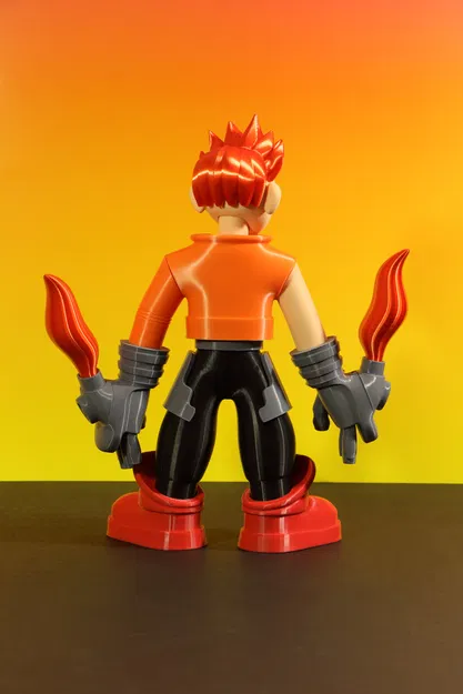 Fire Kid – Cậu nhóc bốc lửa với găng tay động cơ - Image 4