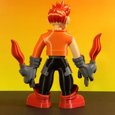 Fire Kid – Cậu nhóc bốc lửa với găng tay động cơ