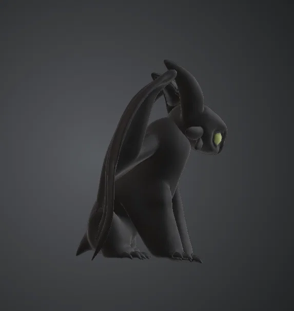 Mô hình Rồng Đêm Dễ Thương – Rồng Fantasy Cách Điệu - Image 2