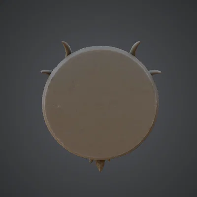 Huy Hiệu Tường Rồng – Phù Điêu Đầu Rồng Có Sừng Fantasy