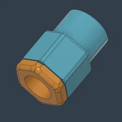 Adapter nòng Little Rocket v1.0 cho nòng OD 16mm (hoặc tương đương)