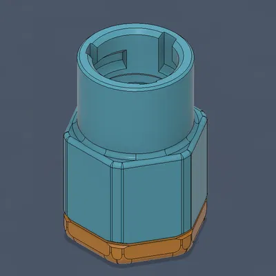 Adapter nòng Little Rocket v1.0 cho nòng OD 16mm (hoặc tương đương)