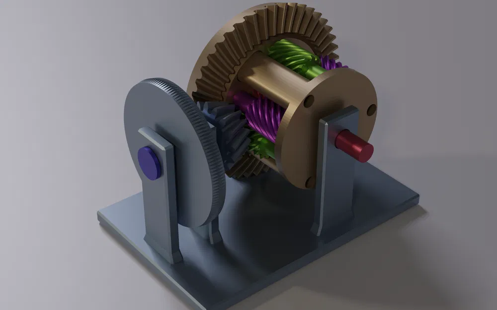 Torsen Differential Type 2 - kèm đế - Image 1