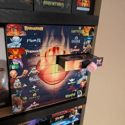 Kệ lưu trữ Dice Throne Battleshelf - 9 nhân vật mỗi kệ