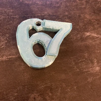 Móc khóa 67 (67 Keychain)