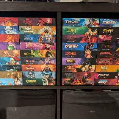 Kệ lưu trữ Dice Throne Battleshelf - 9 nhân vật mỗi kệ