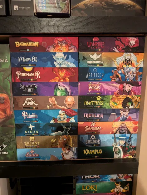 Kệ lưu trữ Dice Throne Battleshelf - 9 nhân vật mỗi kệ - Image 3