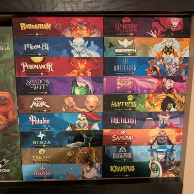 Kệ lưu trữ Dice Throne Battleshelf - 9 nhân vật mỗi kệ