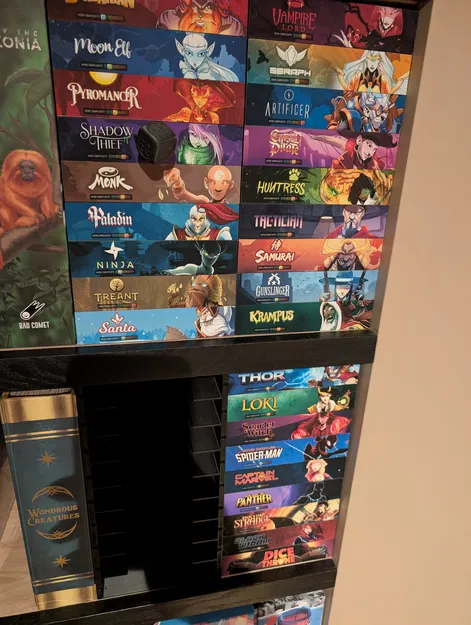 Kệ lưu trữ Dice Throne Battleshelf - 9 nhân vật mỗi kệ - Image 5