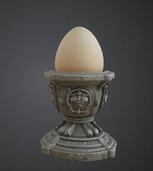 Bệ Trưng Bày Trứng Rồng – Bệ Thờ Fantasy Trang Trí Công Phu - Image 1