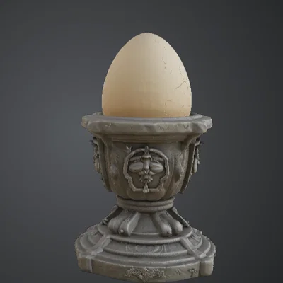 Bệ Trưng Bày Trứng Rồng – Bệ Thờ Fantasy Trang Trí Công Phu