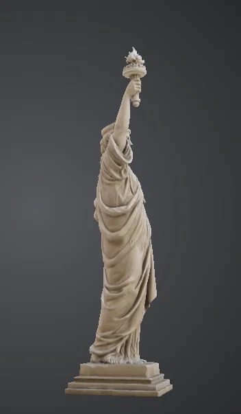 Tượng Liberty Goddess – Tượng Đài Cầm Đuốc Cổ Điển Trưng Bày - Image 3