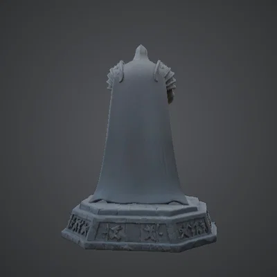 Tượng Vua Bọc Giáp – Quân Vương Chiến Binh Trung Cổ Fantasy