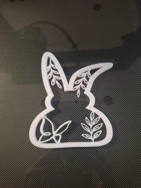 Zajíček 1 – Mẫu 2D chú thỏ in PLA Basic - Image 1